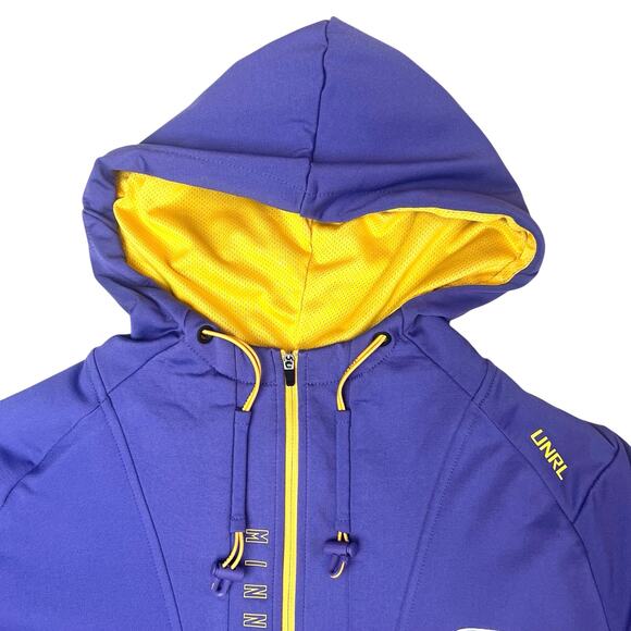 UNRL x Minnesota Vikings Purple '23 Crossover Pullover Hoodie No. 5 Size Medium - Picture 4 of 12